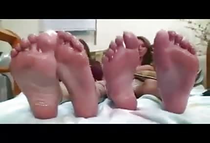 Oiled feet
